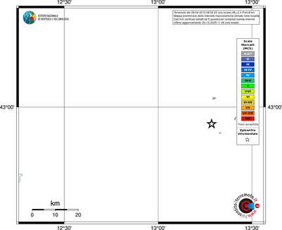 Mappa MCS - territori località