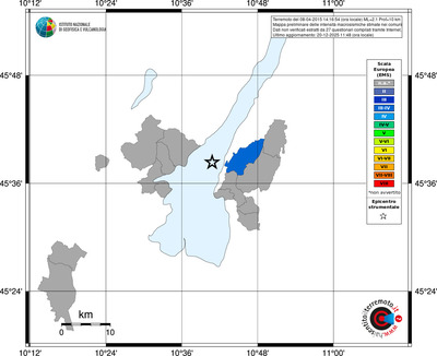Mappa EMS - territori comuni