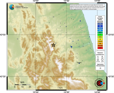 Mappa EMS - località
