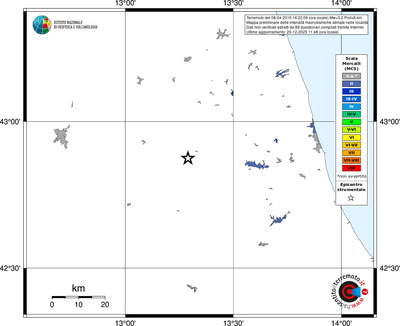 Mappa MCS - territori località