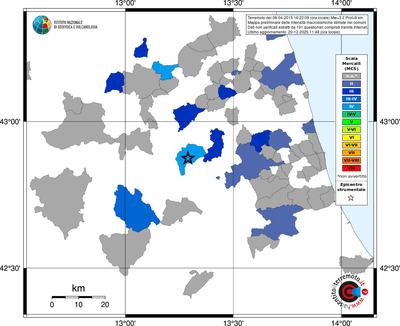 Mappa MCS - territori comuni