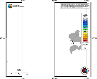 Mappa MCS - territori comuni
