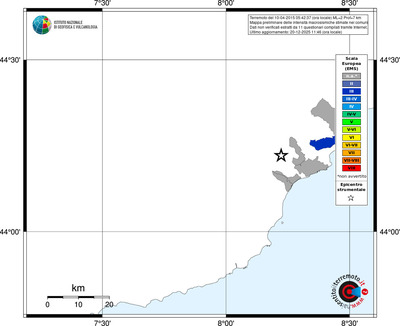 Mappa EMS - territori comuni