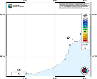 Mappa MCS - territori località