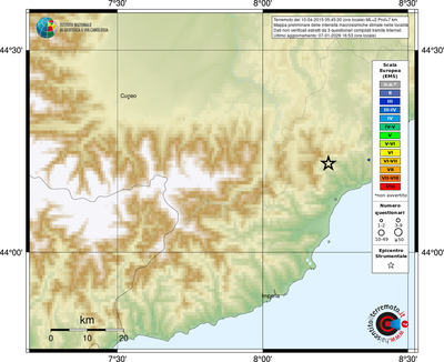 Mappa EMS - località