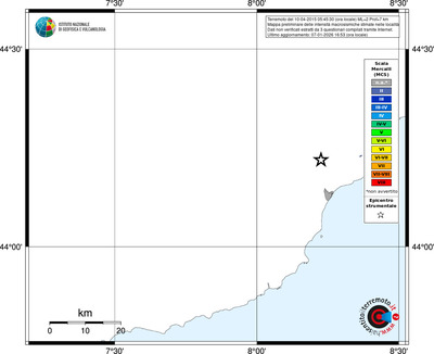 Mappa MCS - territori località
