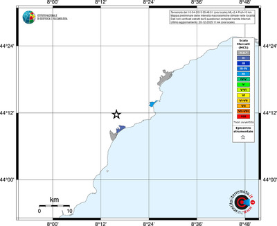 Mappa MCS - territori località