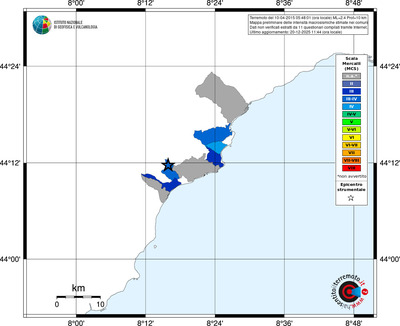 Mappa MCS - territori comuni