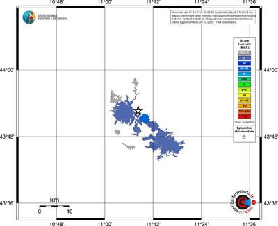Mappa MCS - territori località