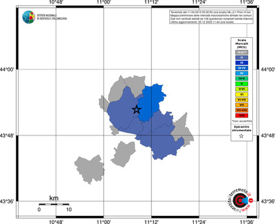Mappa MCS - territori comuni
