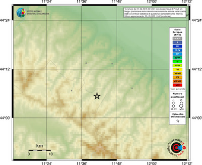Mappa EMS - località