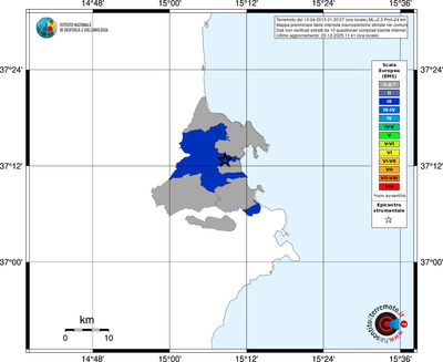Mappa EMS - territori comuni