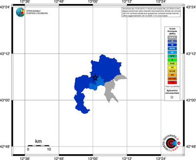 Mappa EMS - territori comuni