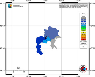 Mappa MCS - territori comuni
