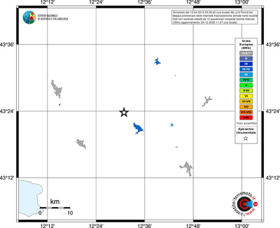 Mappa EMS - territori località