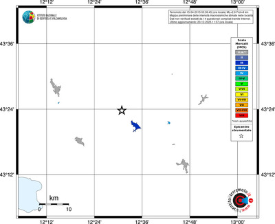 Mappa MCS - territori località