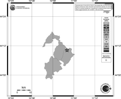 Mappa EMS - territori comuni