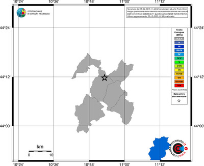 Mappa EMS - territori comuni