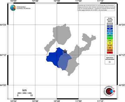Mappa MCS - territori comuni