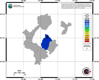 Mappa MCS - territori comuni