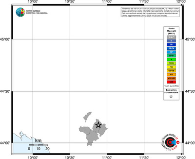 Mappa MCS - territori comuni