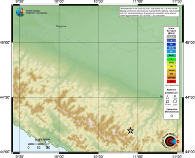 Mappa EMS - località