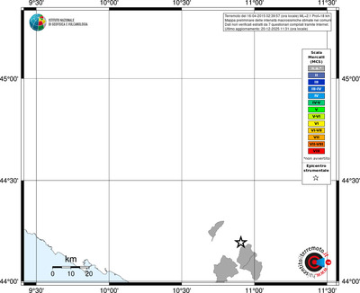 Mappa MCS - territori comuni
