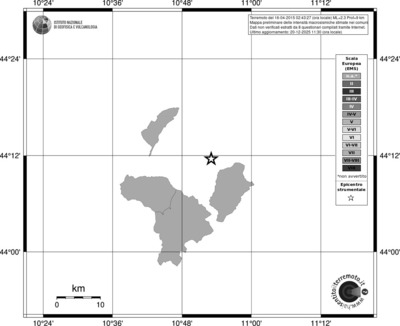 Mappa EMS - territori comuni