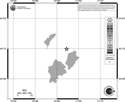 Mappa EMS - territori comuni