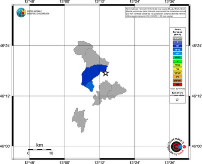 Mappa EMS - territori comuni