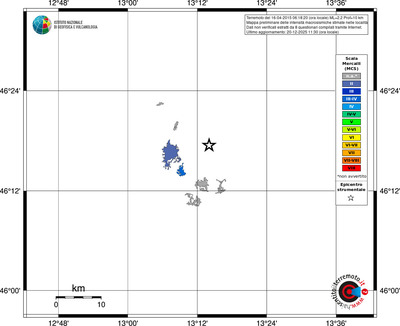 Mappa MCS - territori località