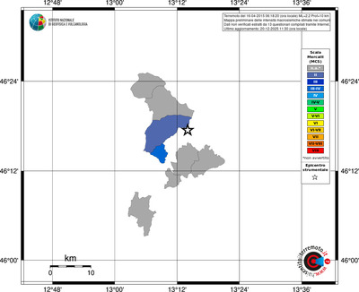 Mappa MCS - territori comuni
