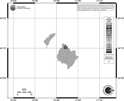 Mappa EMS - territori comuni