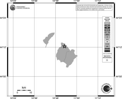 Mappa MCS - territori comuni