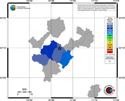 Mappa MCS - territori comuni