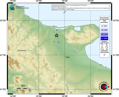 Mappa comuni con almeno 3 questionari