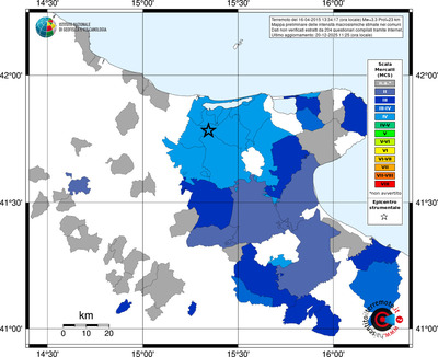 Mappa MCS - territori comuni
