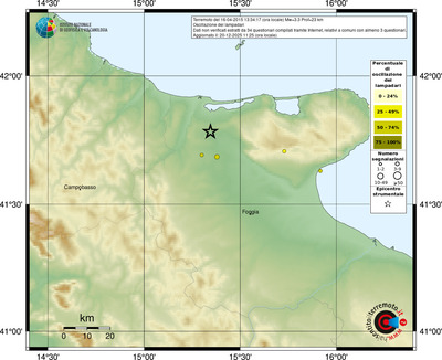 Mappa comuni con almeno 3 questionari