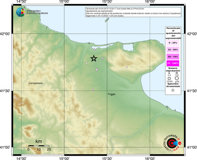 Mappa comuni con almeno 3 questionari