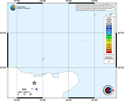 Mappa EMS - territori località