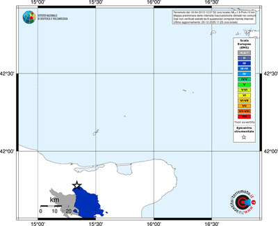 Mappa EMS - territori comuni