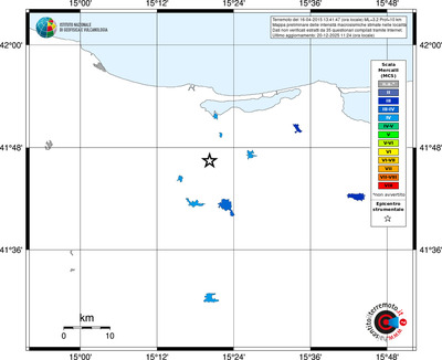 Mappa MCS - territori località