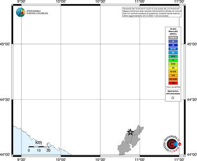 Mappa MCS - territori comuni
