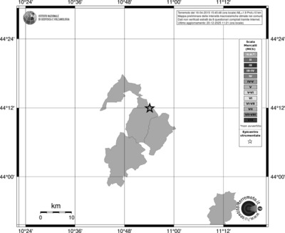 Mappa MCS - territori comuni