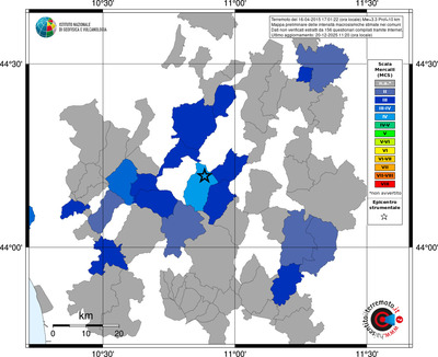 Mappa MCS - territori comuni