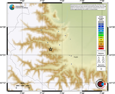 Mappa EMS - località
