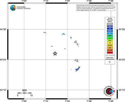 Mappa MCS - territori località