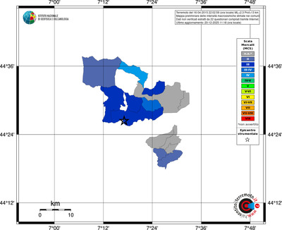 Mappa MCS - territori comuni