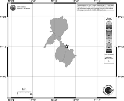 Mappa EMS - territori comuni