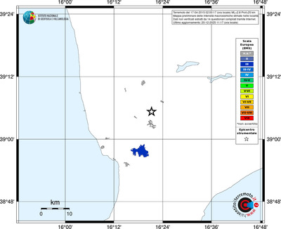 Mappa EMS - territori località